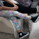 The Smith family wear Converse sneakers in honor of Kamala Harris